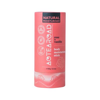 Aotearoad Natural Body Moisturising Stick Rose + Vanilla 60g